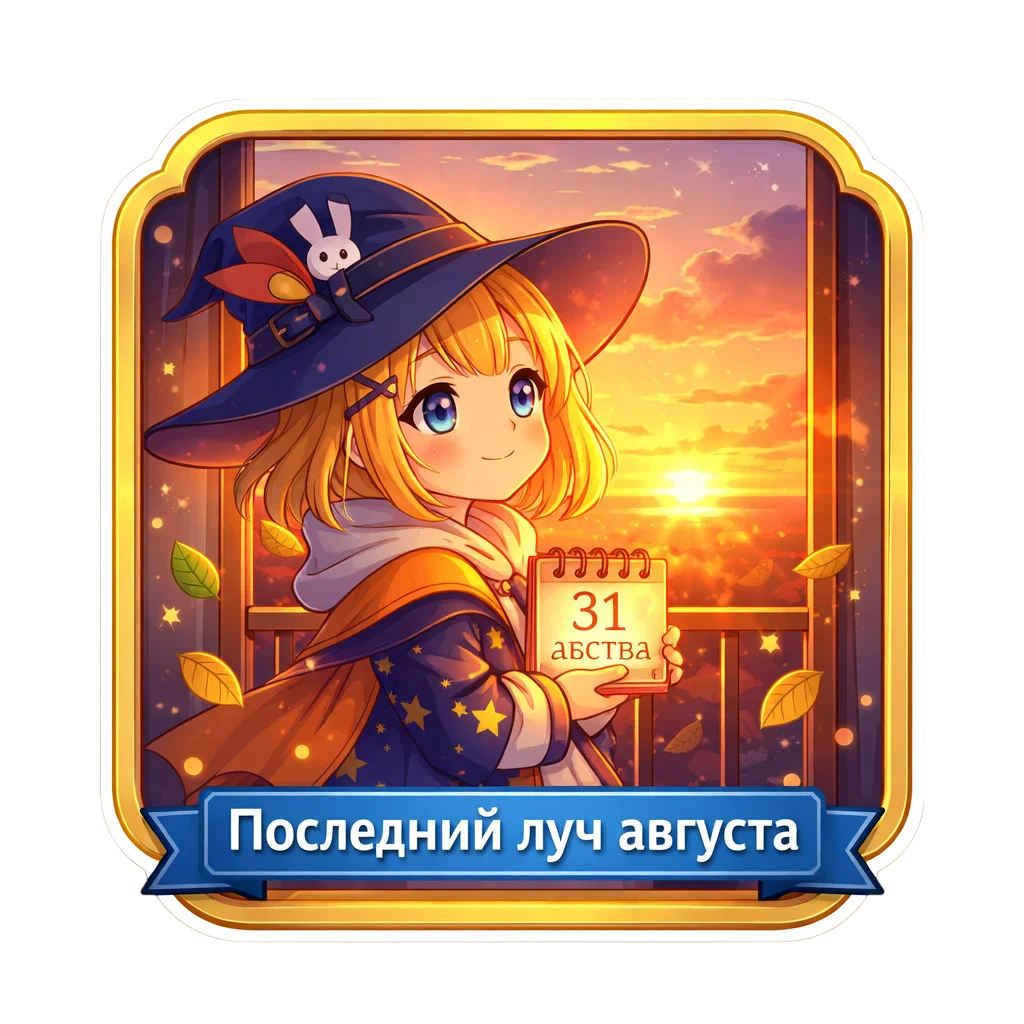 Последний луч августа