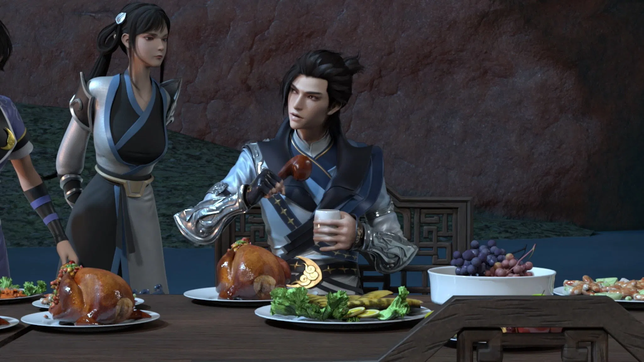 А вот и бессмертный мечник