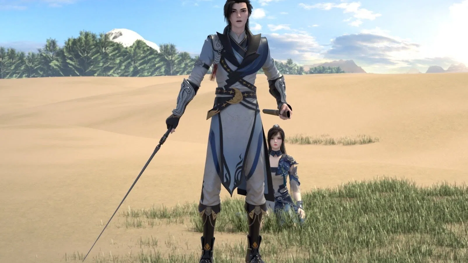 А вот и бессмертный мечник