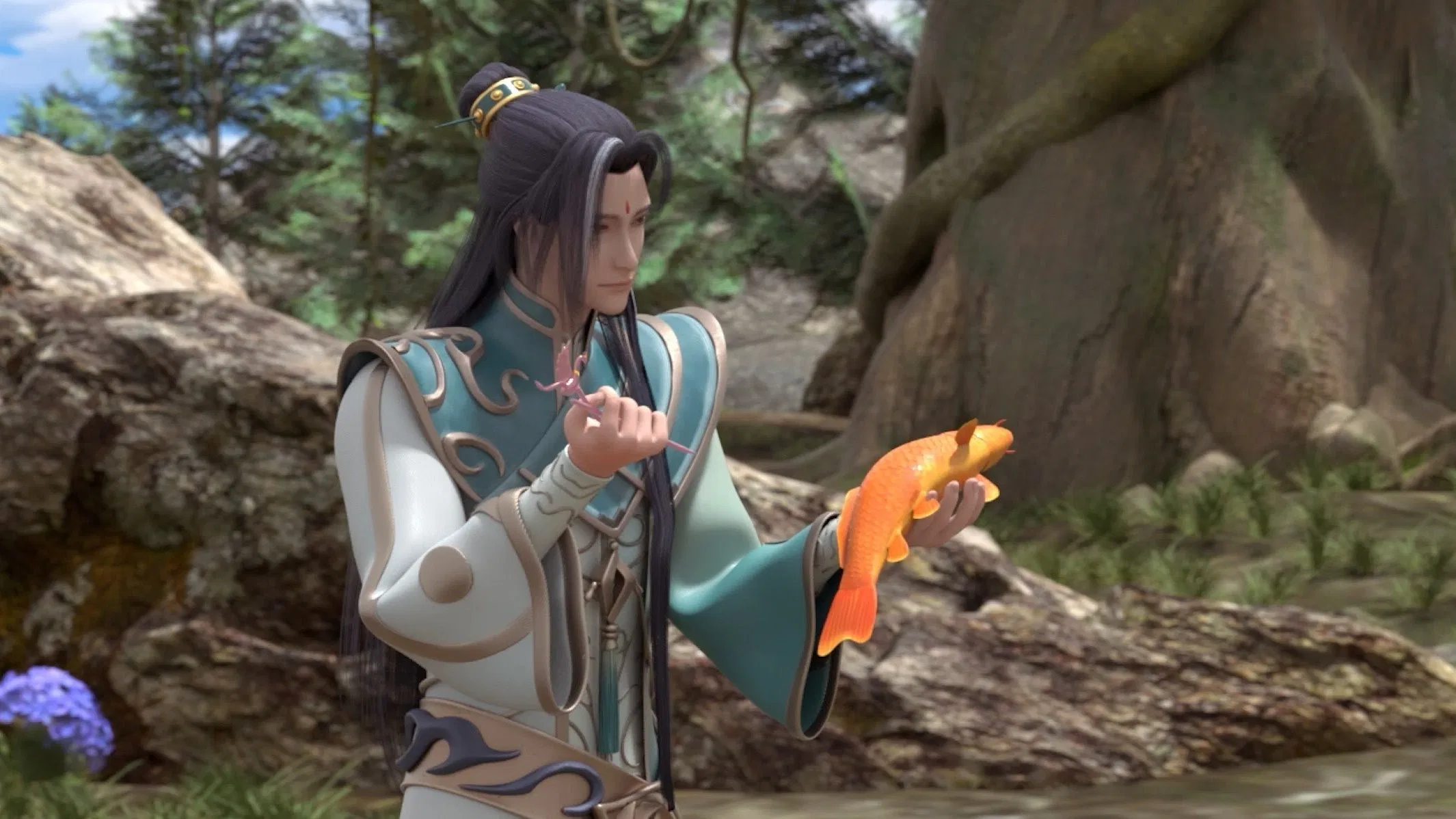 А вот и бессмертный мечник