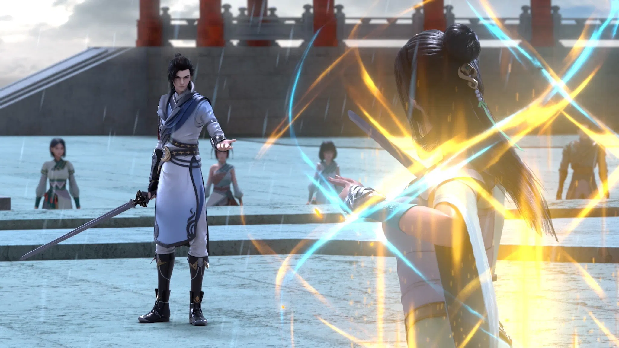 А вот и бессмертный мечник