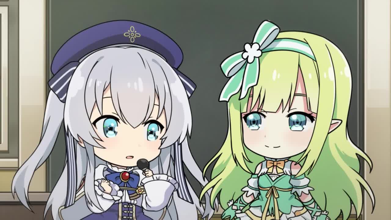 Взволнованная Селия в волшебном классе 2