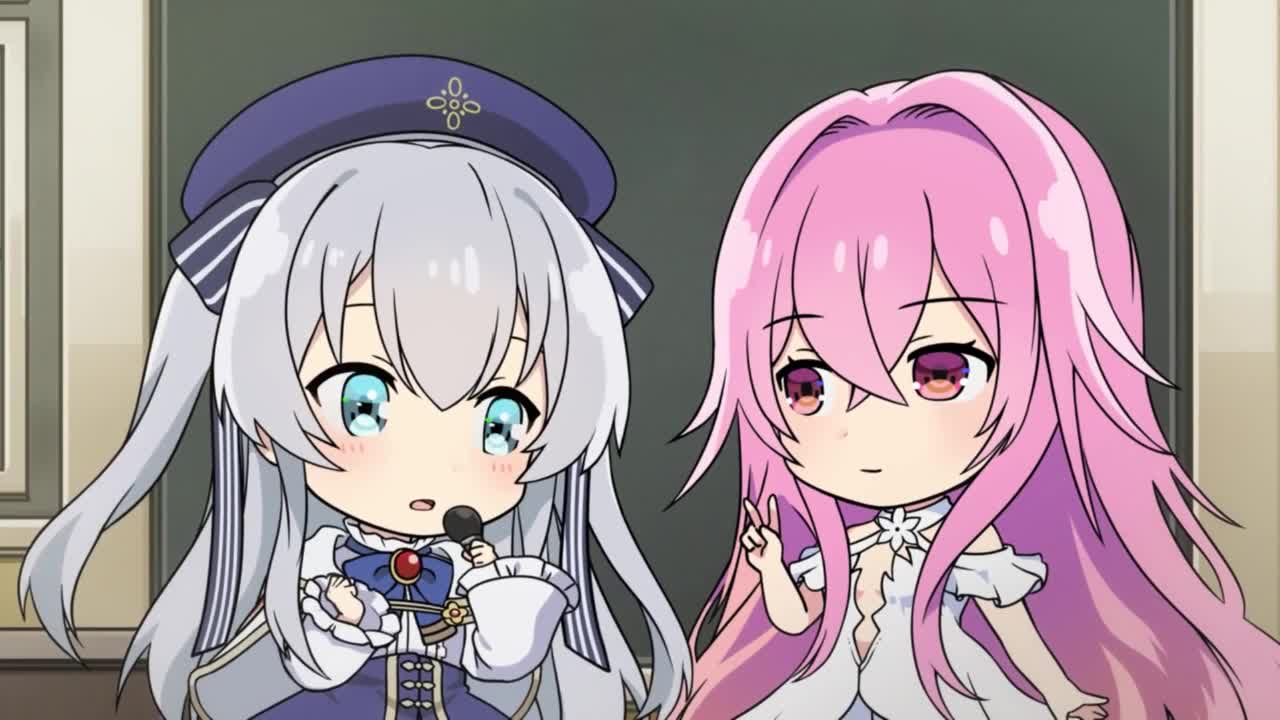 Взволнованная Селия в волшебном классе 2