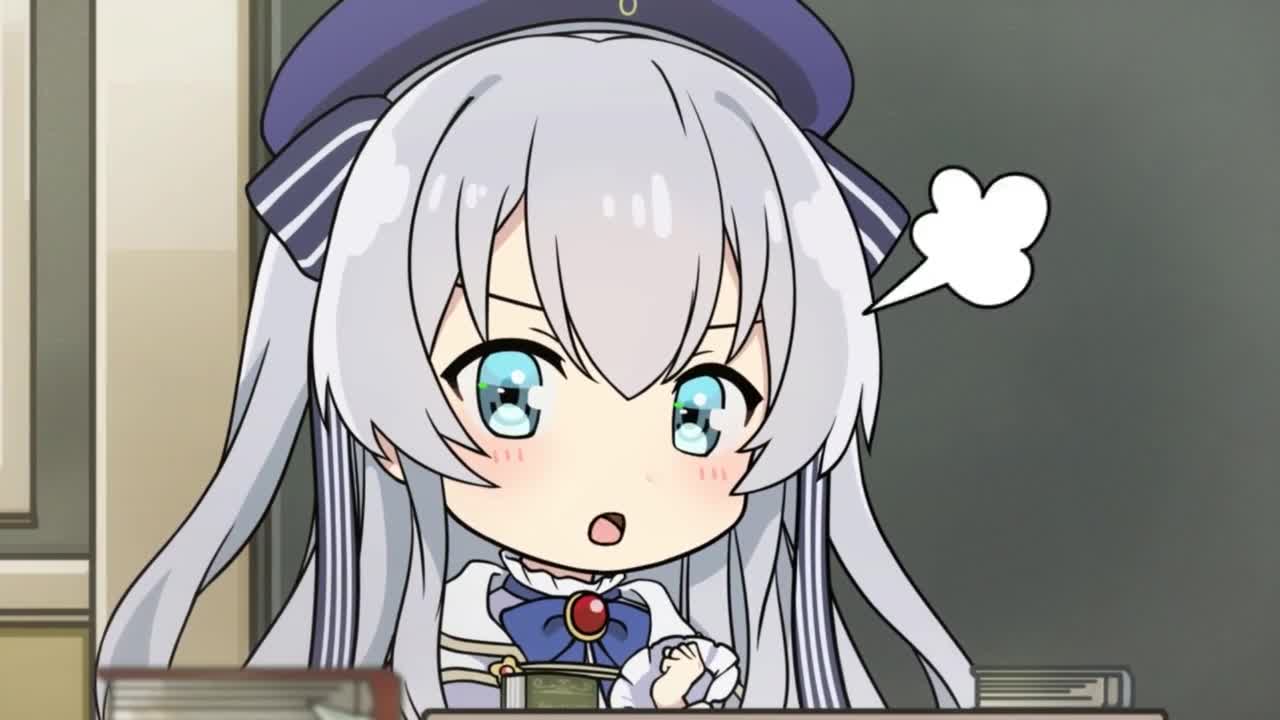 Взволнованная Селия в волшебном классе 2