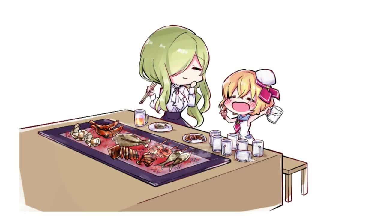 Дропкик злого духа: Мини-аниме