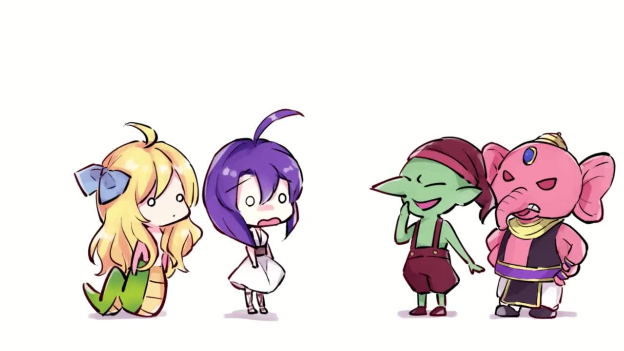 Дропкик злого духа: Мини-аниме