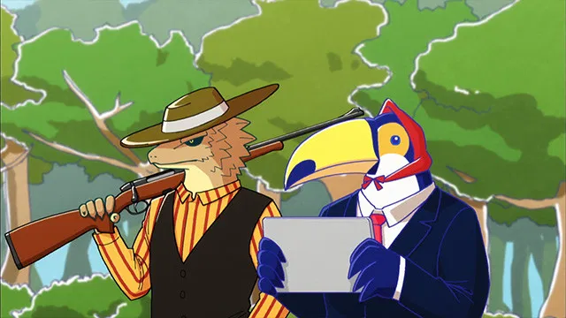 Офисный работник из Африки