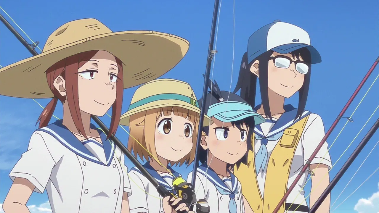 Рыбалка для школьниц после занятий