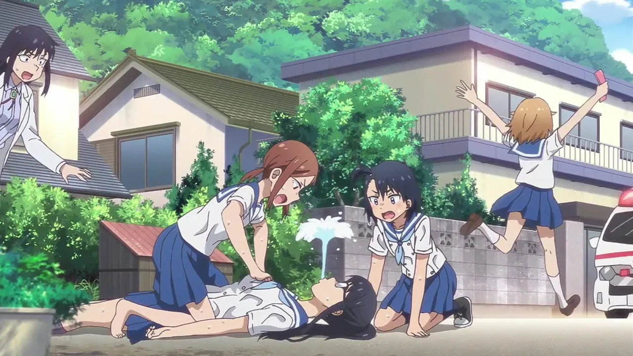 Рыбалка для школьниц после занятий