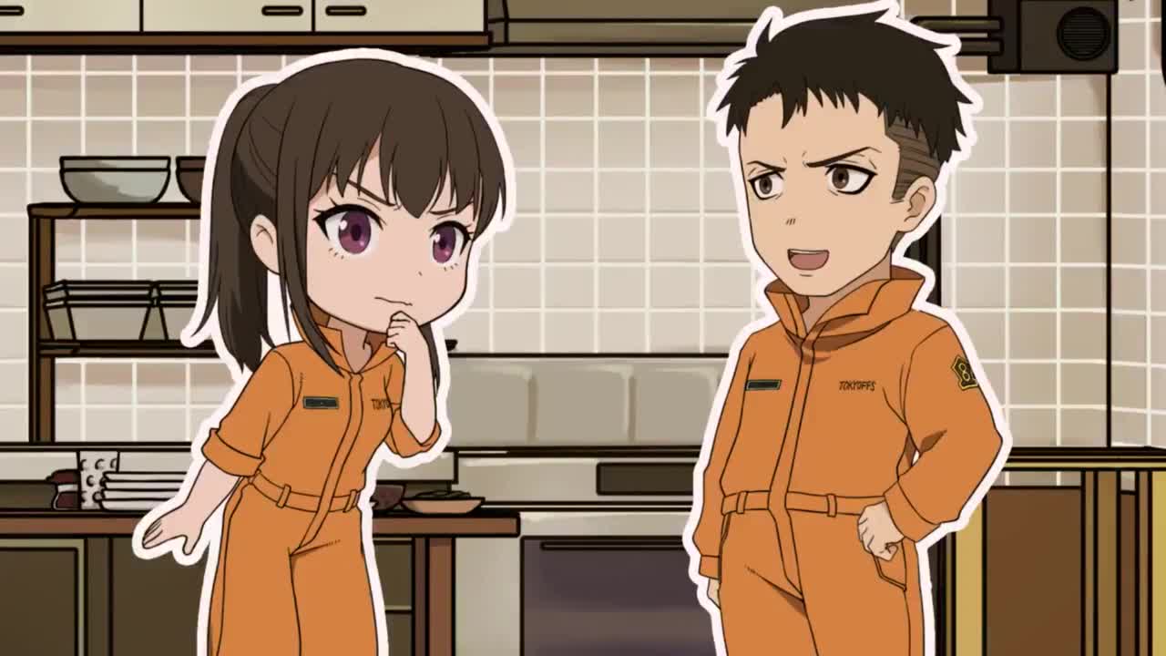 Пламенная бригада пожарных: Мини-аниме