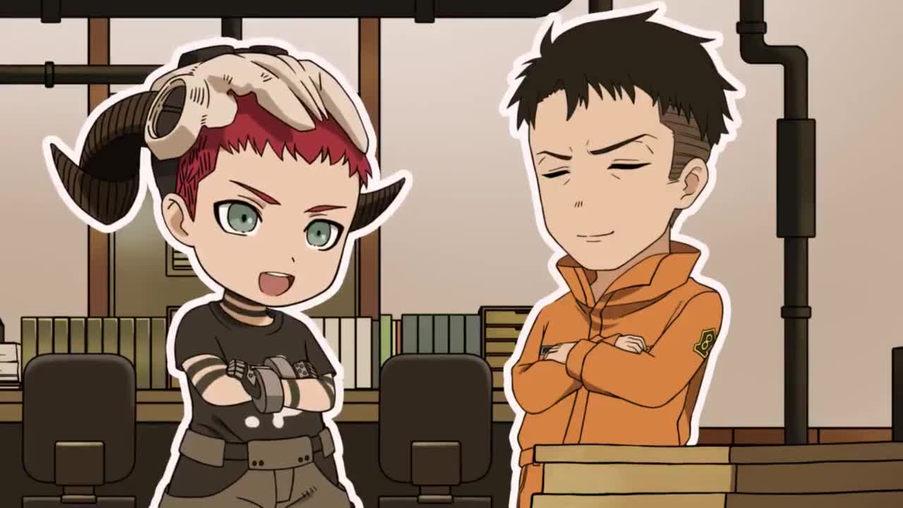 Пламенная бригада пожарных: Мини-аниме