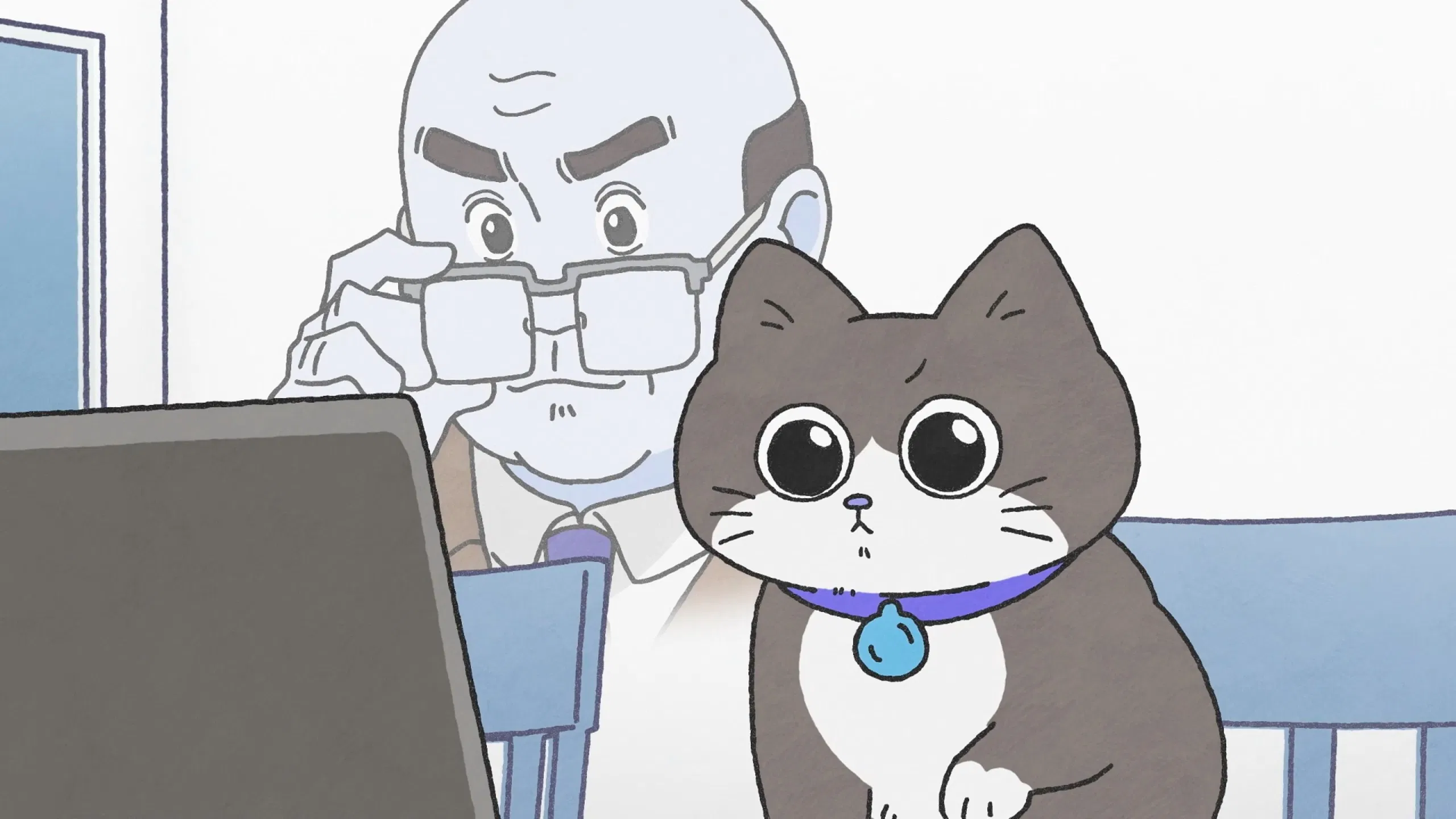 Старик, перевоплотившийся в кота